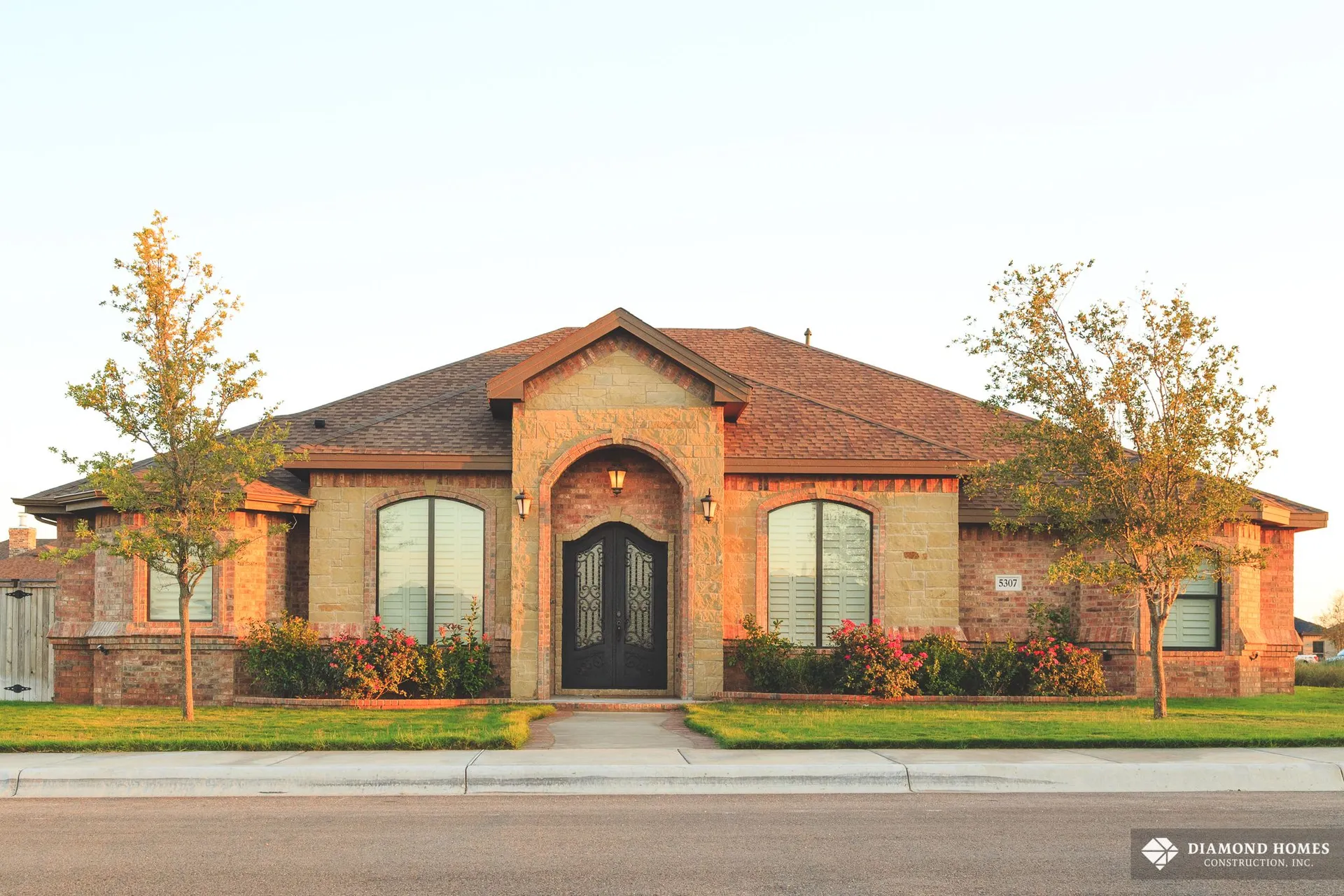 Diamond Homes custom home project in Midland, Texas