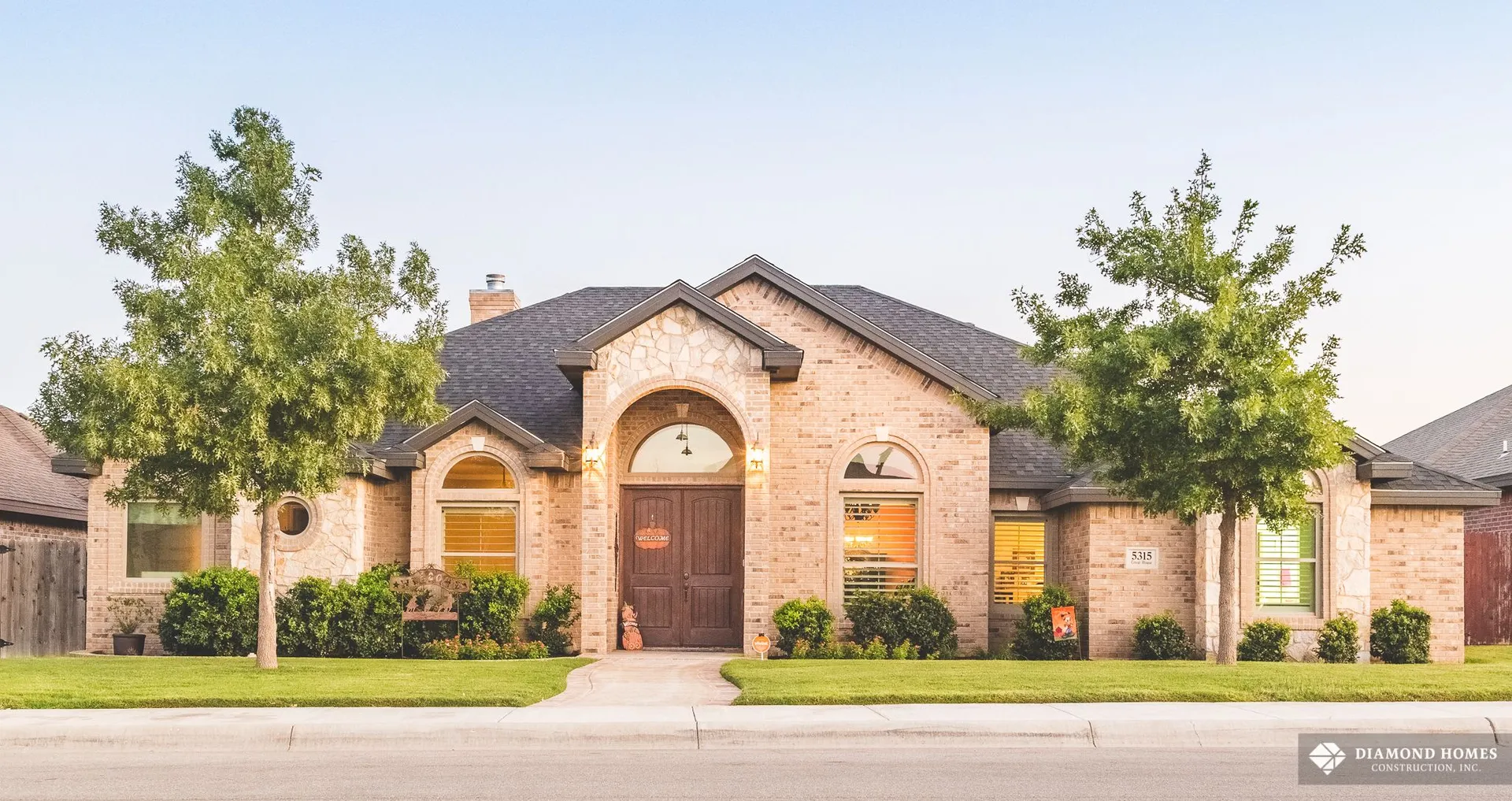 Diamond Homes custom home project in Midland, Texas